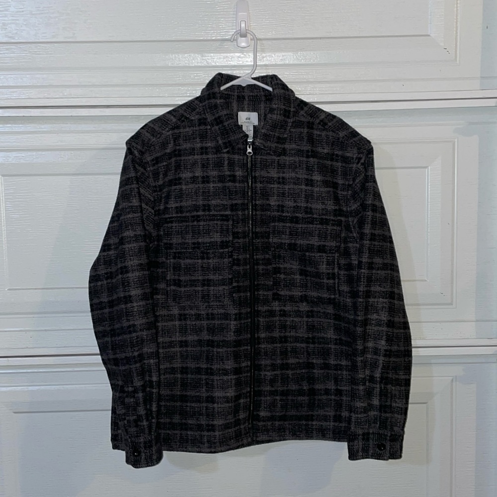 H&M Wool Jacket - Mens L - Dark Navy - Great Condition